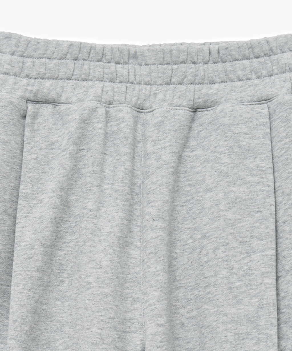 Marithe & Francois Girbaud - Regular Logo One Tuck Wide Sweatpants (Heather Gray) product image 8 | TRAB K-Fashion Australia