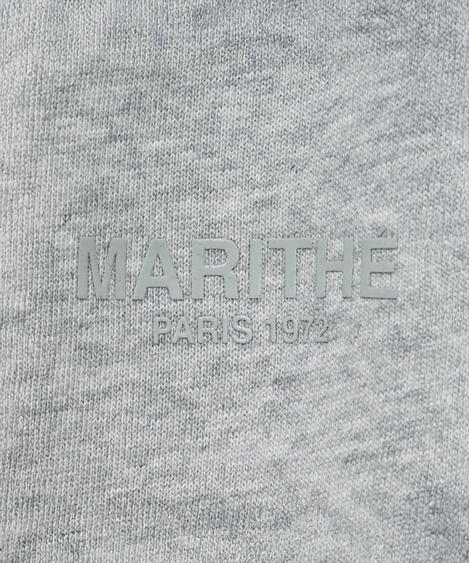 Marithe & Francois Girbaud - Regular Logo One Tuck Wide Sweatpants (Heather Gray) product image 10 | TRAB K-Fashion Australia
