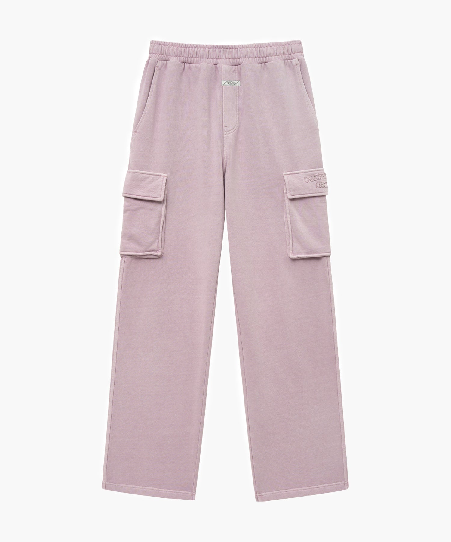 Marithe & Francois Girbaud - Vintage Dyeing Appilque Logo Cargo Sweatpants (Dark Pink) product image 5 | TRAB K-Fashion Australia