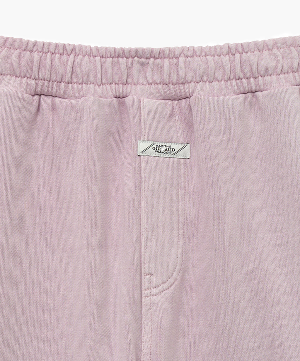 Marithe & Francois Girbaud - Vintage Dyeing Appilque Logo Cargo Sweatpants (Dark Pink) product image 7 | TRAB K-Fashion Australia