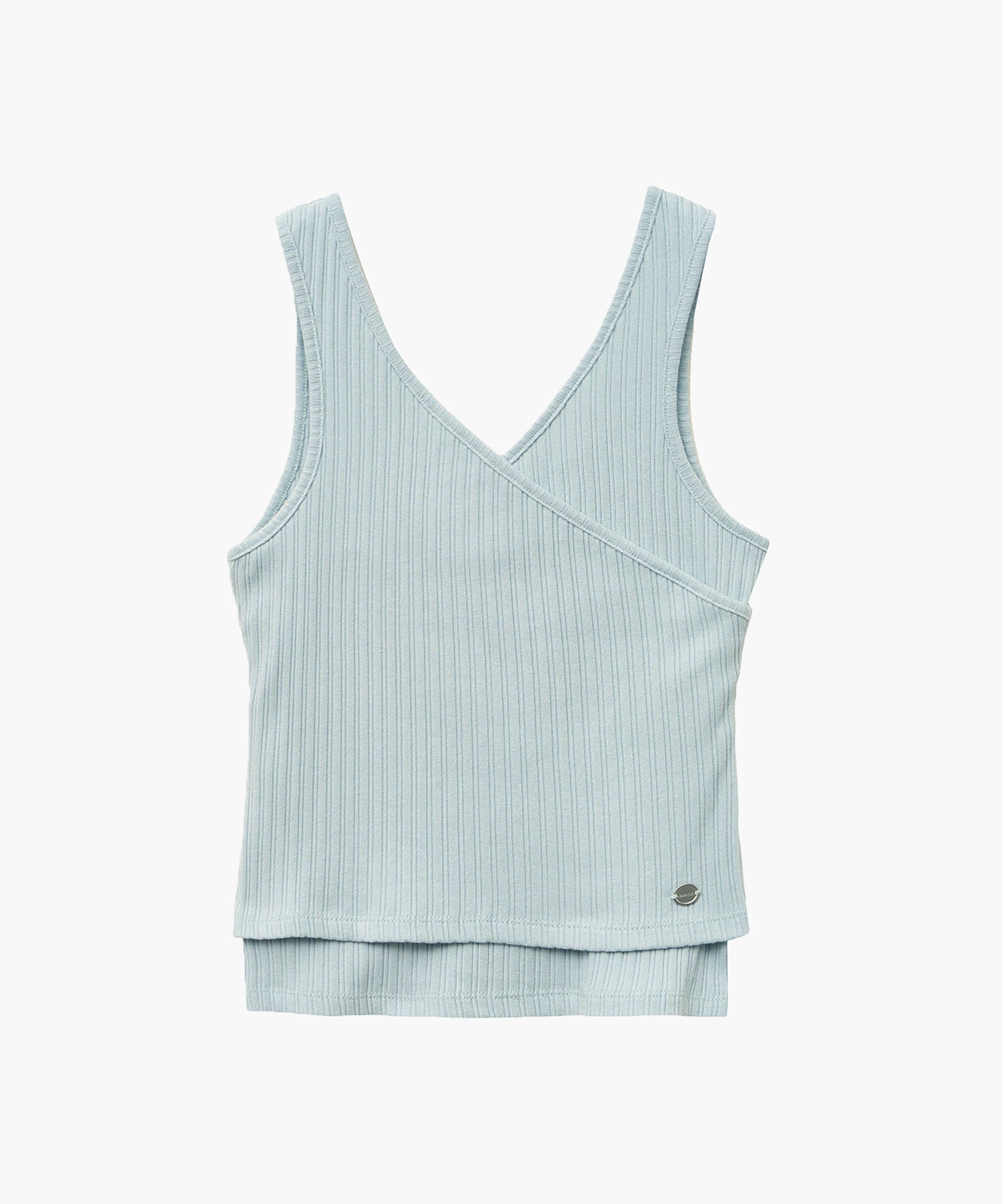 Marithe & Francois Girbaud - Layered Simple Logo Pendant Sleeveless (Blue) product image 7 | TRAB K-Fashion Australia