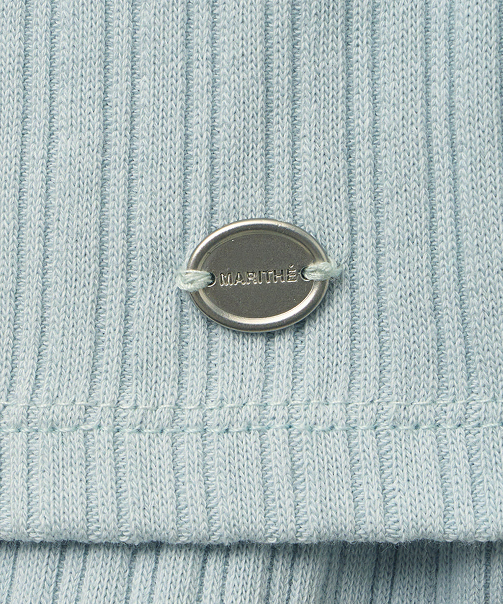 Marithe & Francois Girbaud - Layered Simple Logo Pendant Sleeveless (Blue) product image 10 | TRAB K-Fashion Australia