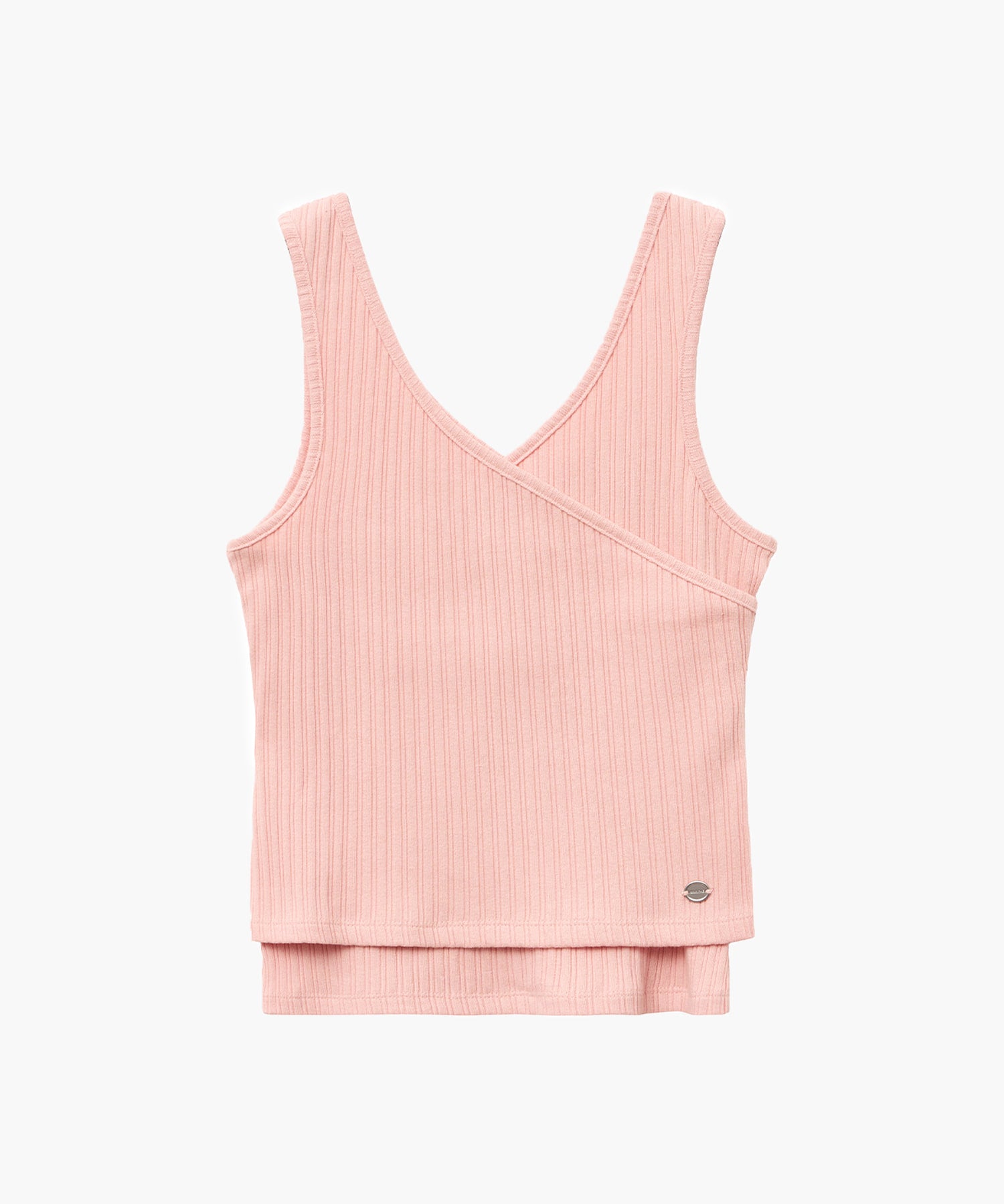 Marithe & Francois Girbaud - Layered Simple Logo Pendant Sleeveless (Pink) product image 7 | TRAB K-Fashion Australia