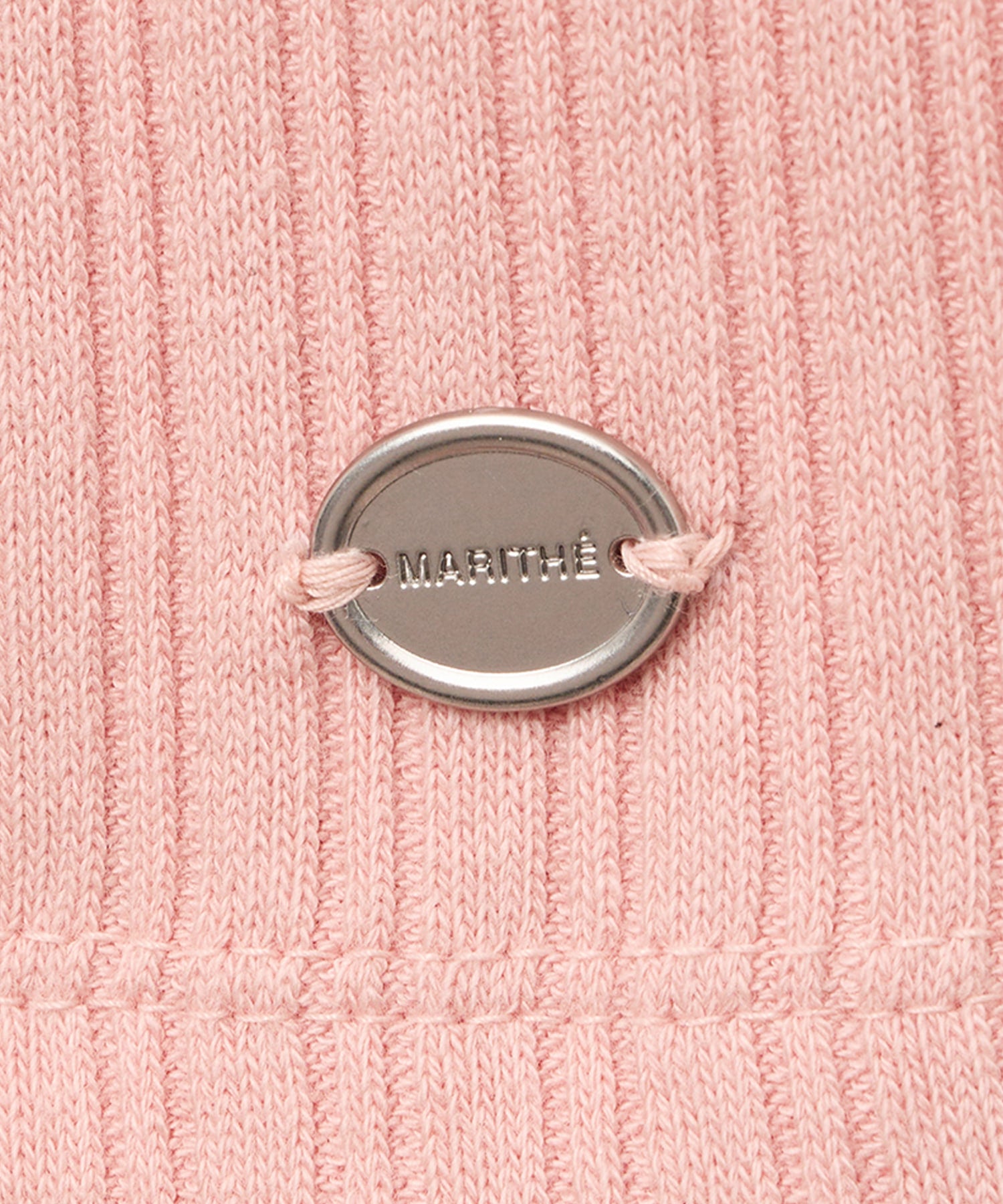 Marithe & Francois Girbaud - Layered Simple Logo Pendant Sleeveless (Pink) product image 10 | TRAB K-Fashion Australia