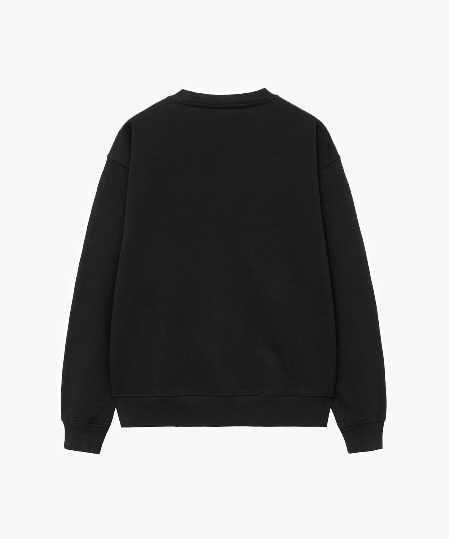 Marithe & Francois Girbaud - Lettering Embroidery Oversized Sweatshirt (Black) product image 2 | TRAB K-Fashion Australia
