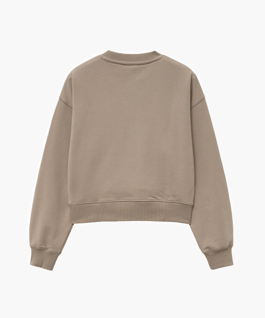 Marithe & Francois Girbaud - M+fg Crop Sweatshirt (Beige) product image 7 | TRAB K-Fashion Australia