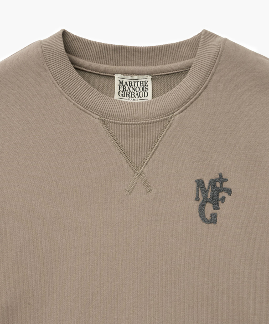 Marithe & Francois Girbaud - M+fg Crop Sweatshirt (Beige) product image 8 | TRAB K-Fashion Australia