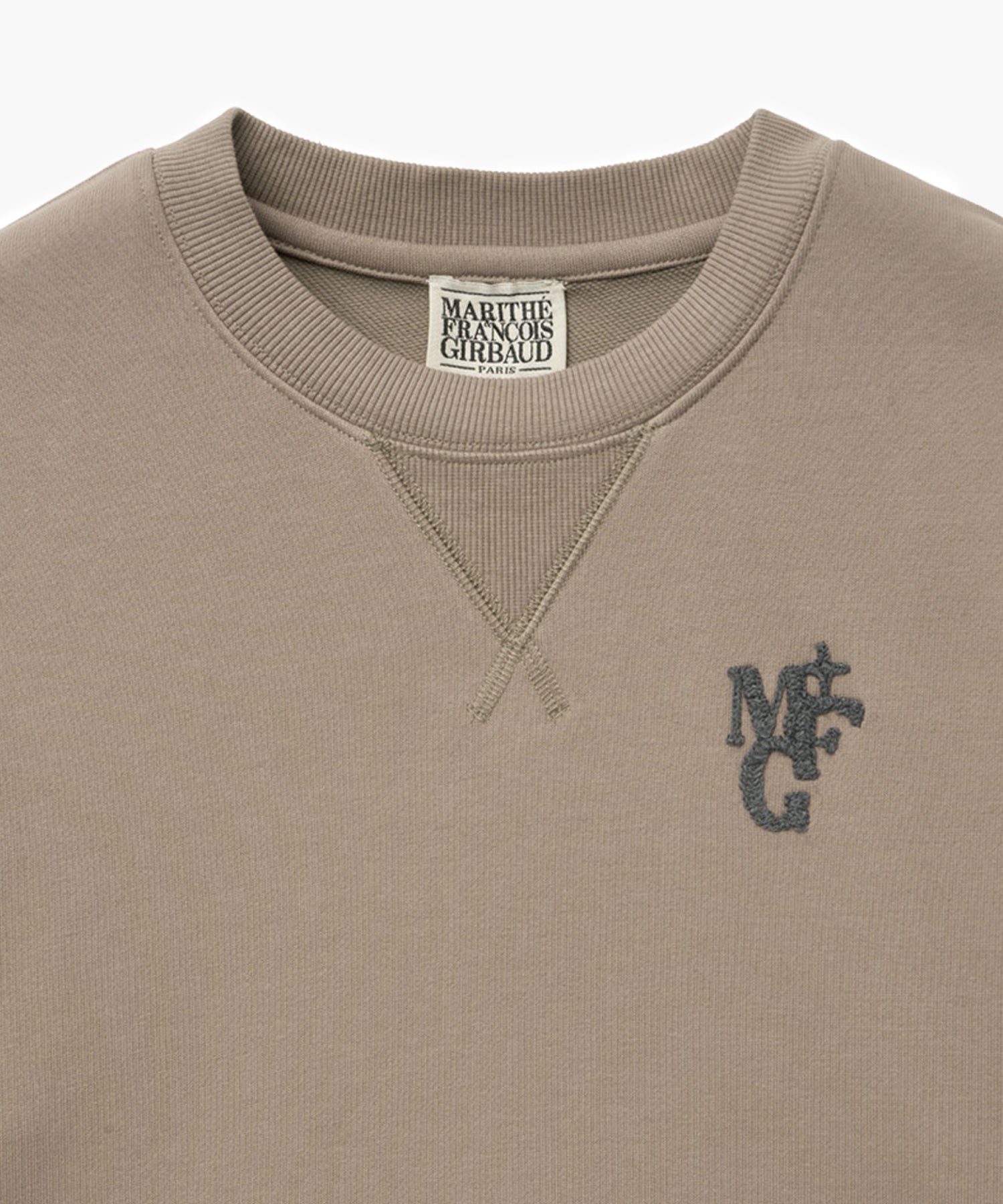 Marithe & Francois Girbaud - M+fg Crop Sweatshirt (Beige) product image 8 | TRAB K-Fashion Australia