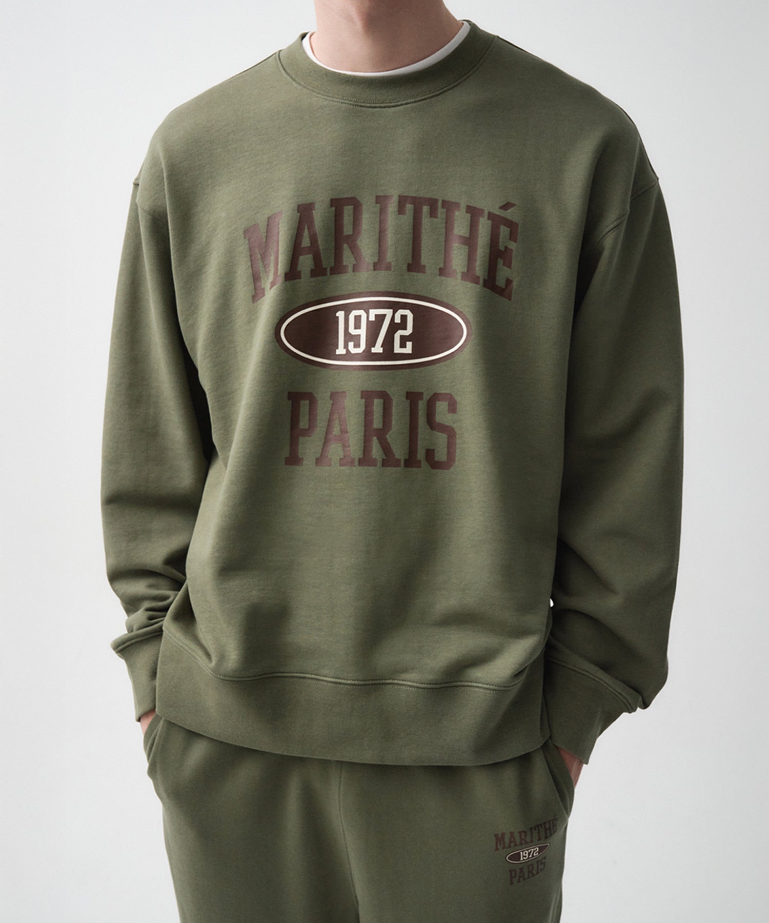Marithe & Francois Girbaud - Marithe 1972 Sweat Set-up (Khaki) product image 6 | TRAB K-Fashion Australia