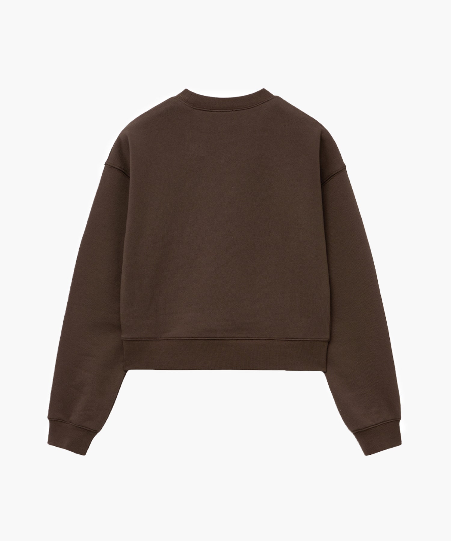 Marithe & Francois Girbaud - Doodle Bear Crop Sweatshirt (Dark Brown) product image 6 | TRAB K-Fashion Australia
