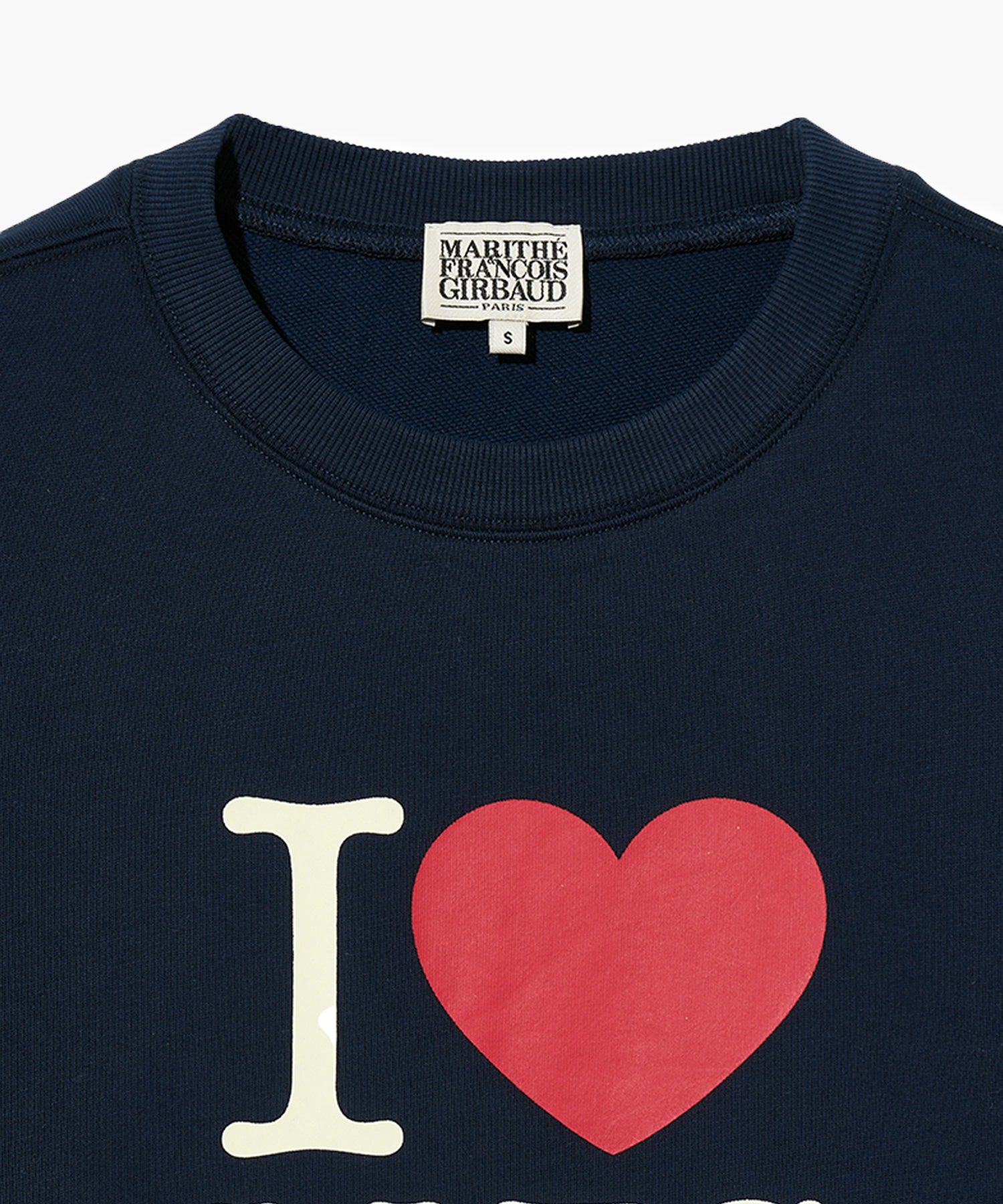 Marithe & Francois Girbaud - I Love Mfg Sweatshirt (Navy) product image 3 | TRAB K-Fashion Australia