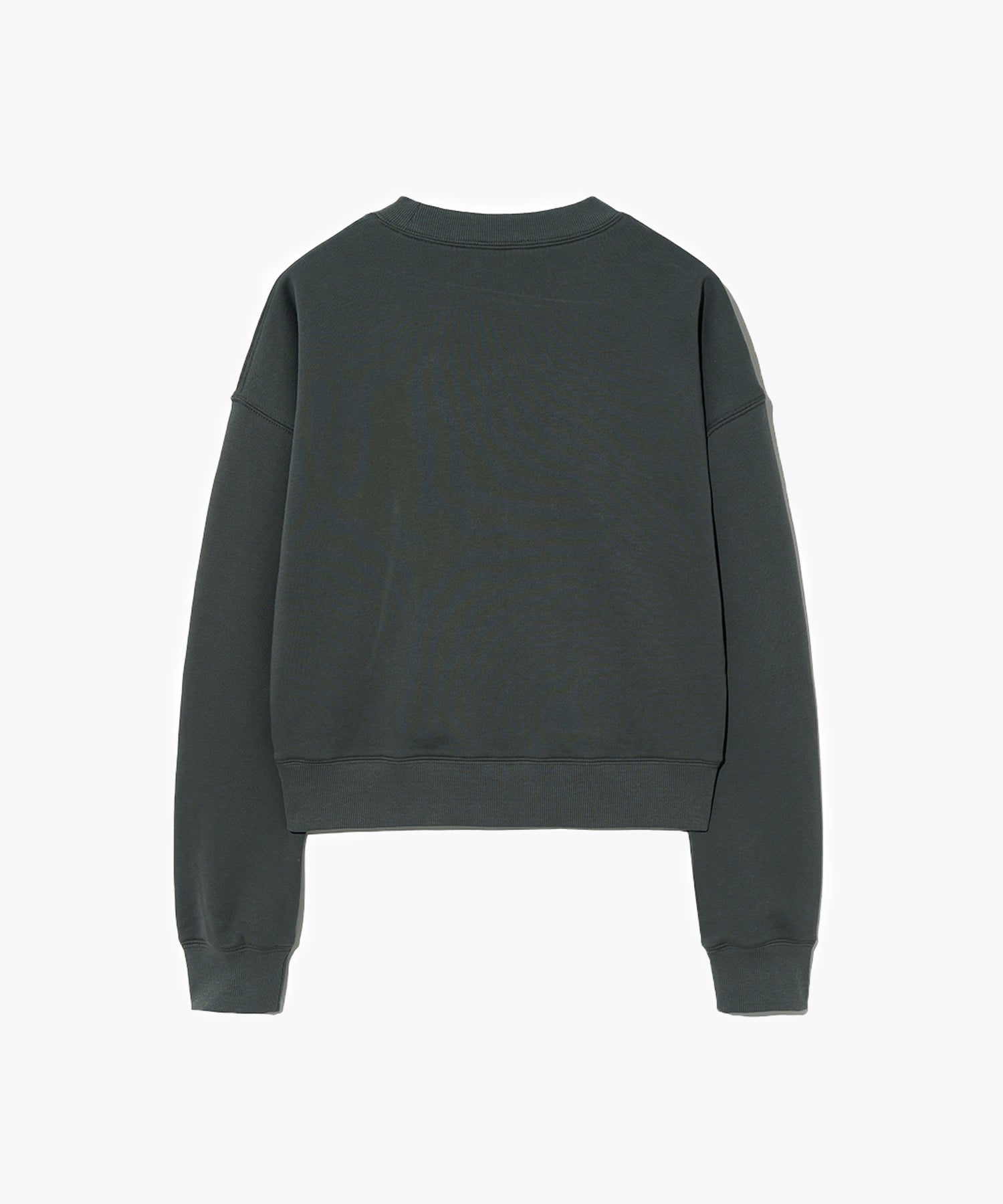Marithe & Francois Girbaud - I Love Mfg Crop Sweatshirt (Charcoal) product image 2 | TRAB K-Fashion Australia
