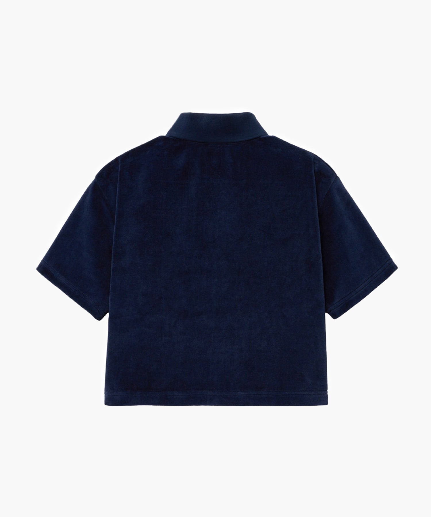 Marithe & Francois Girbaud - Velour Jersey Crop Tee (Navy) product image 7 | TRAB K-Fashion Australia