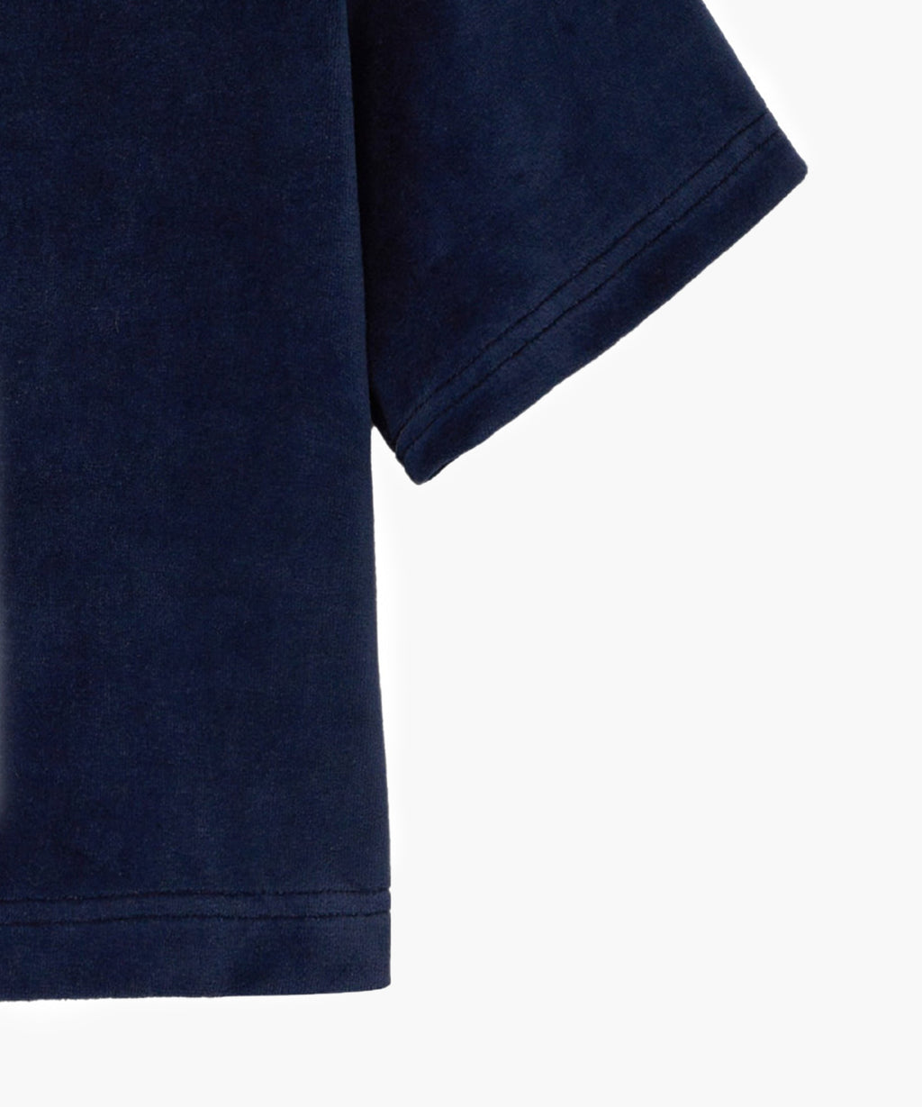 Marithe & Francois Girbaud - Velour Jersey Crop Tee (Navy) product image 9 | TRAB K-Fashion Australia