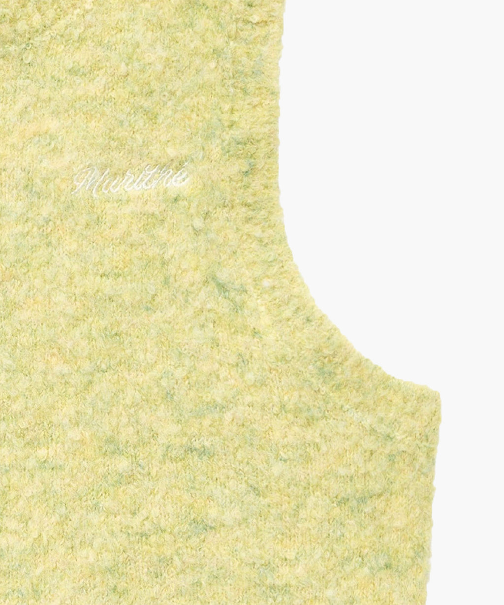 Marithe & Francois Girbaud - Layered Knit Vest (Melange Green) product image 10 | TRAB K-Fashion Australia