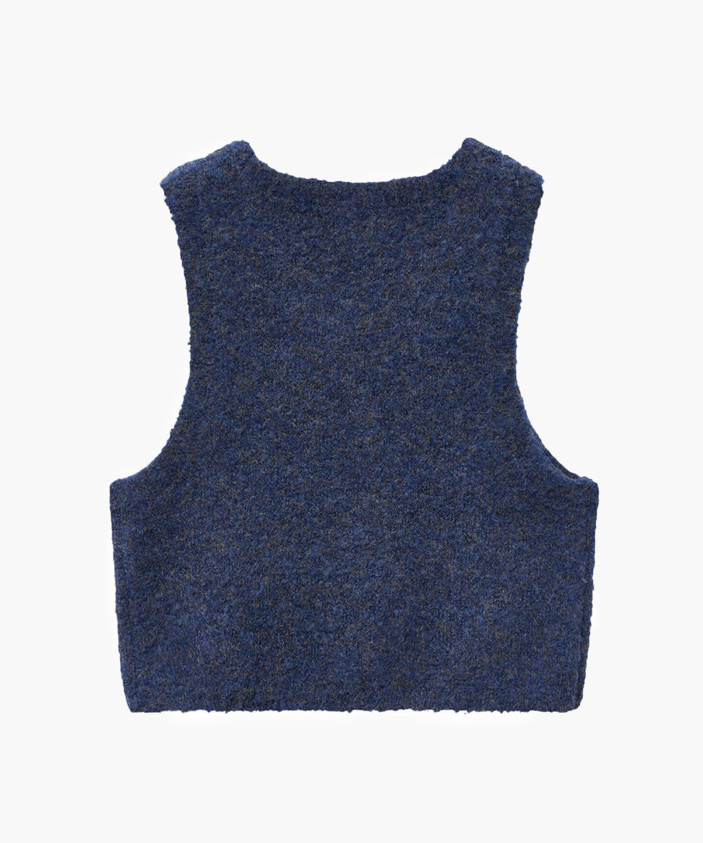 Marithe & Francois Girbaud - Layered Knit Vest (Navy) product image 7 | TRAB K-Fashion Australia
