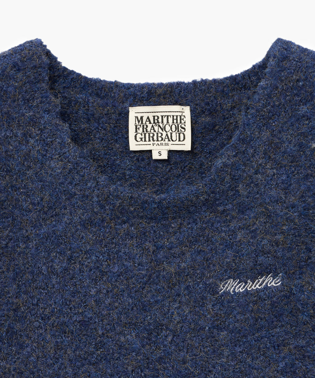 Marithe & Francois Girbaud - Layered Knit Vest (Navy) product image 8 | TRAB K-Fashion Australia