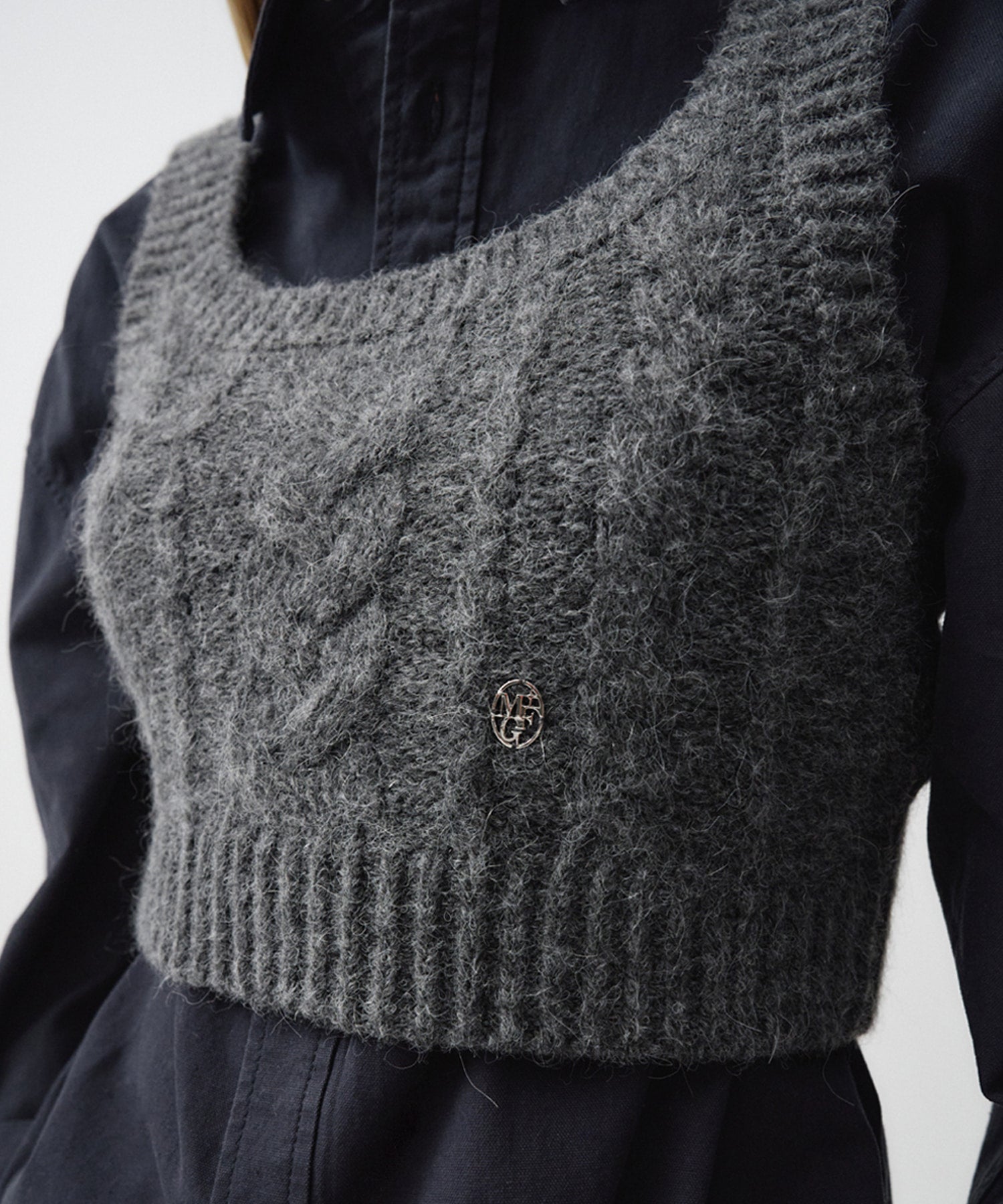 Marithe & Francois Girbaud - Logo Bustier (Charcoal) product image 3 | TRAB K-Fashion Australia