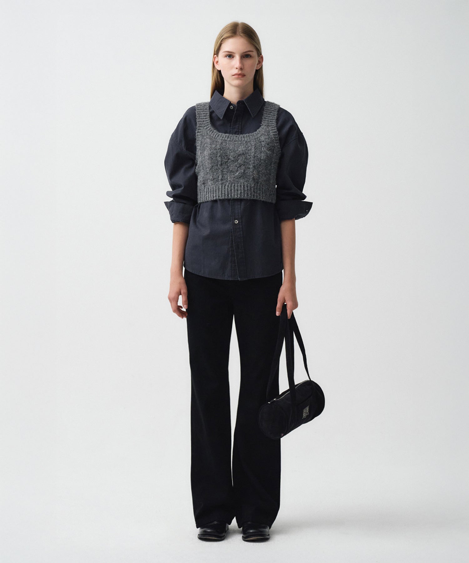 Marithe & Francois Girbaud - Logo Bustier (Charcoal) product image 4 | TRAB K-Fashion Australia