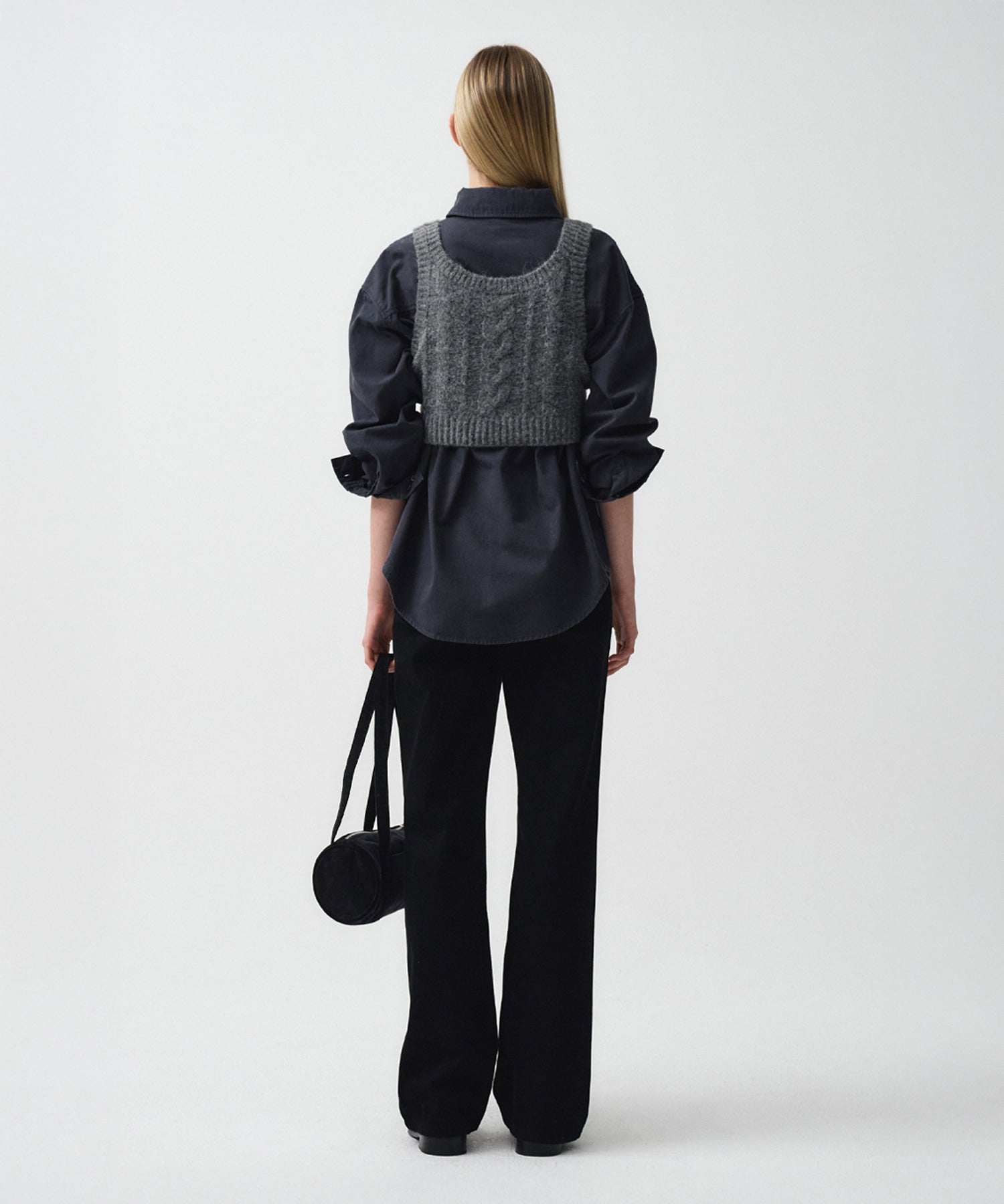 Marithe & Francois Girbaud - Logo Bustier (Charcoal) product image 6 | TRAB K-Fashion Australia