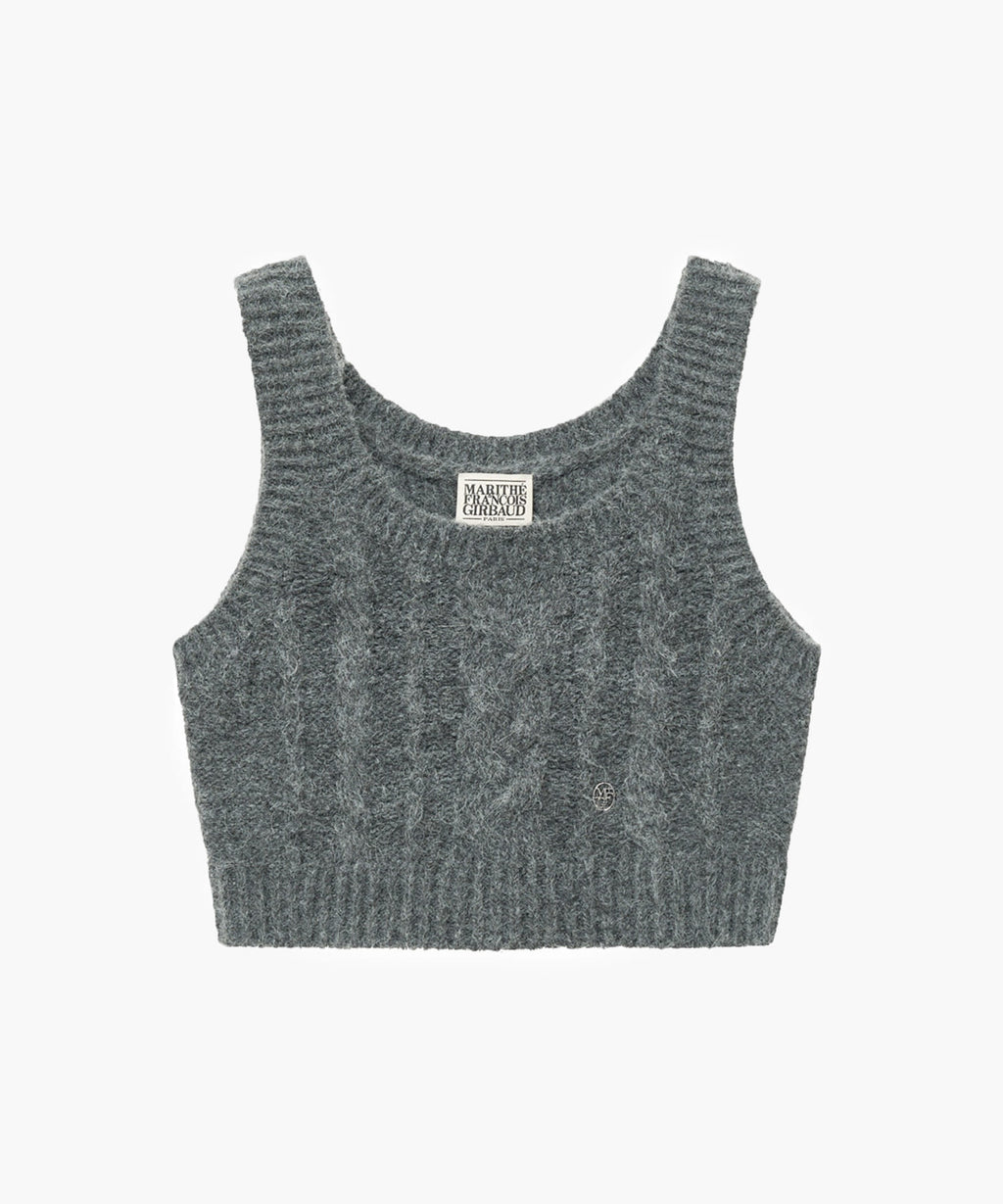 Marithe & Francois Girbaud - Logo Bustier (Charcoal) product image 7 | TRAB K-Fashion Australia