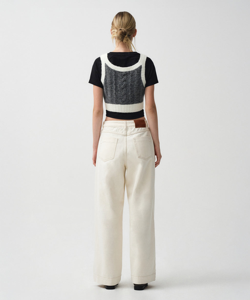 Marithe & Francois Girbaud - Logo Bustier (Ivory) product image 5 | TRAB K-Fashion Australia