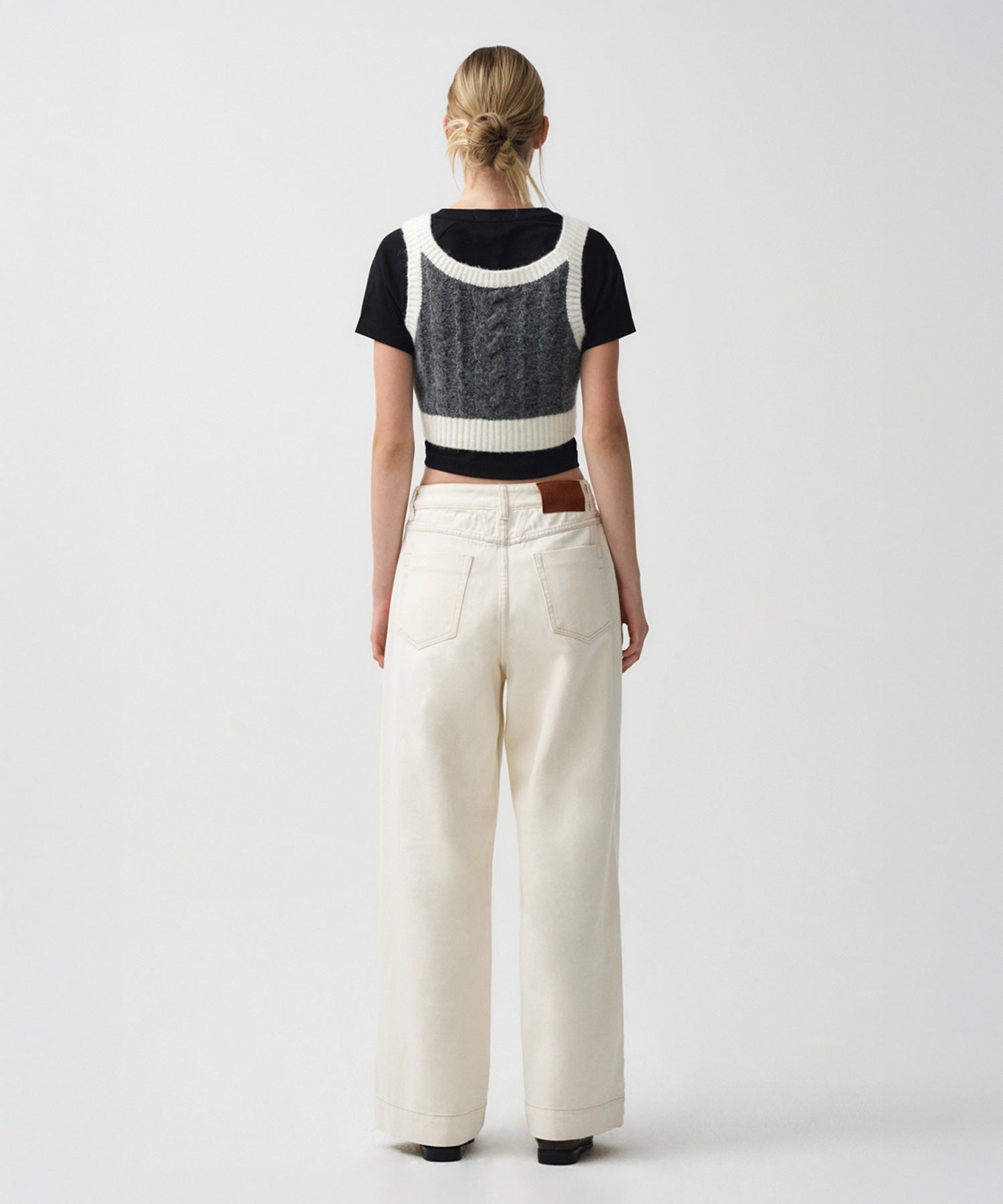 Marithe & Francois Girbaud - Logo Bustier (Ivory) product image 5 | TRAB K-Fashion Australia
