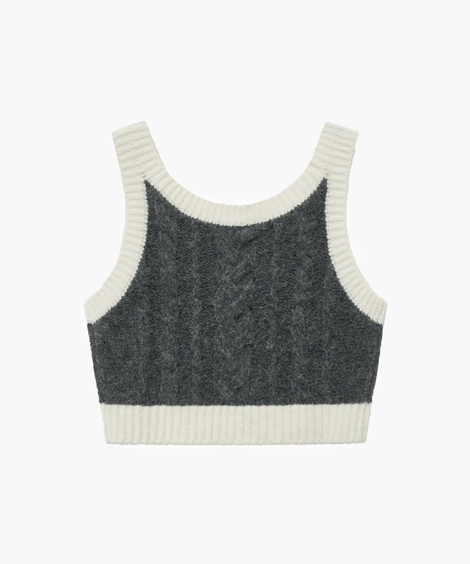 Marithe & Francois Girbaud - Logo Bustier (Ivory) product image 7 | TRAB K-Fashion Australia