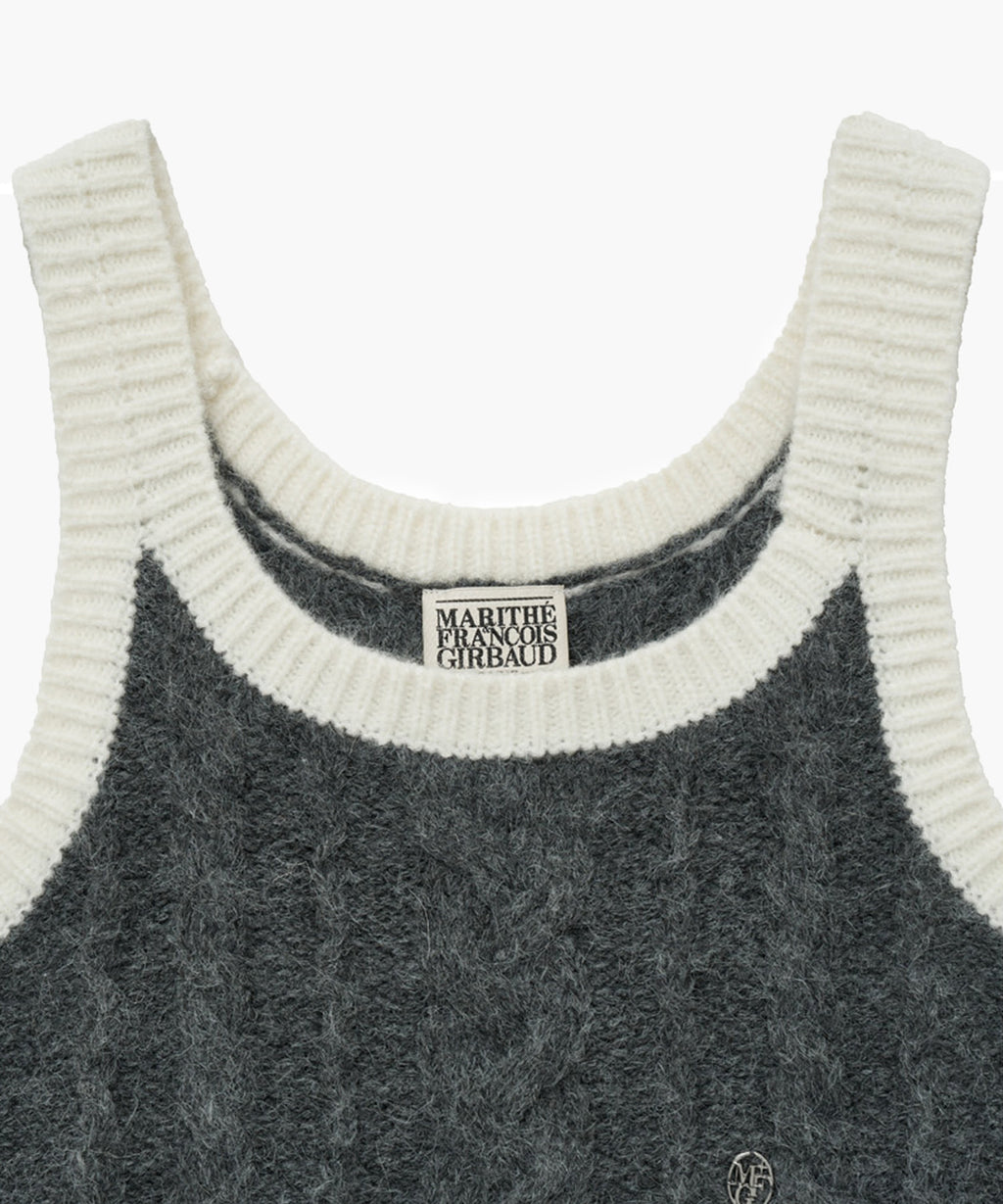 Marithe & Francois Girbaud - Logo Bustier (Ivory) product image 8 | TRAB K-Fashion Australia