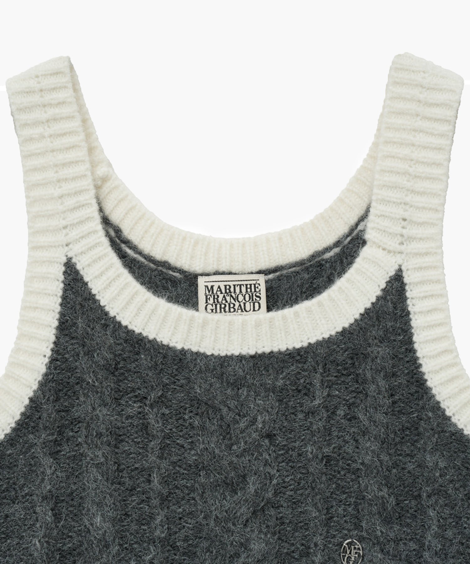 Marithe & Francois Girbaud - Logo Bustier (Ivory) product image 8 | TRAB K-Fashion Australia