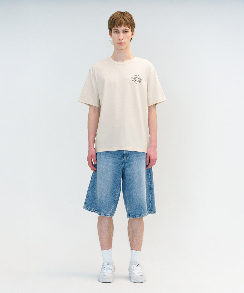 Marithe & Francois Girbaud - Aerocool Mellow Tee (Light Beige) product image 1 | TRAB K-Fashion Australia