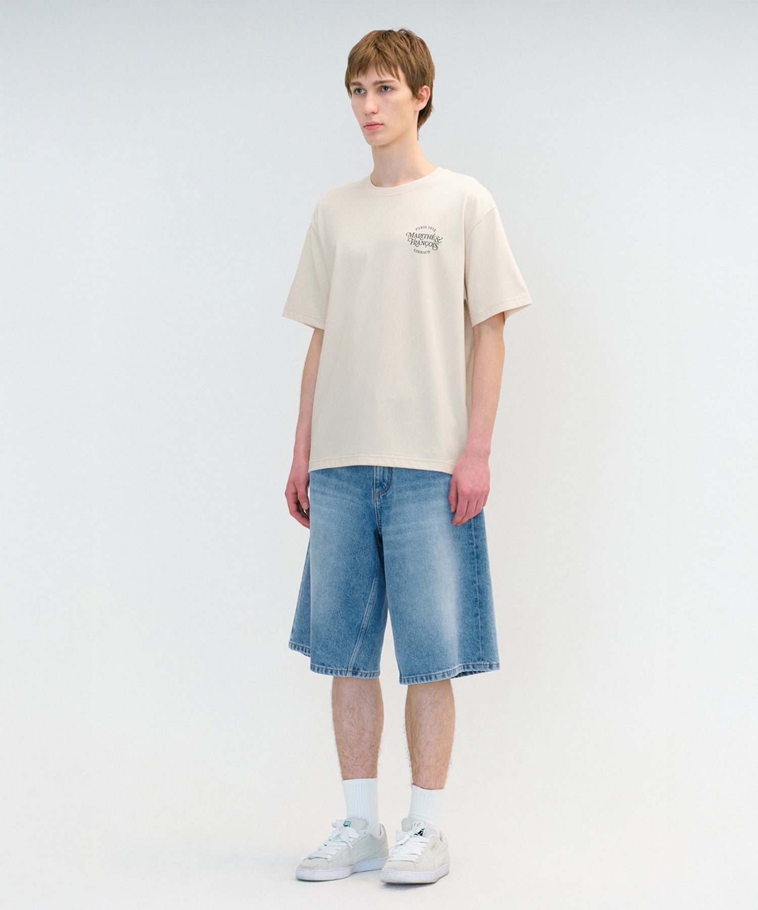 Marithe & Francois Girbaud - Aerocool Mellow Tee (Light Beige) product image 3 | TRAB K-Fashion Australia