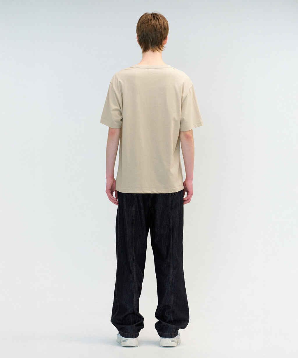 Marithe & Francois Girbaud - 1972 College Tee (Khaki Beige) product image 4 | TRAB K-Fashion Australia