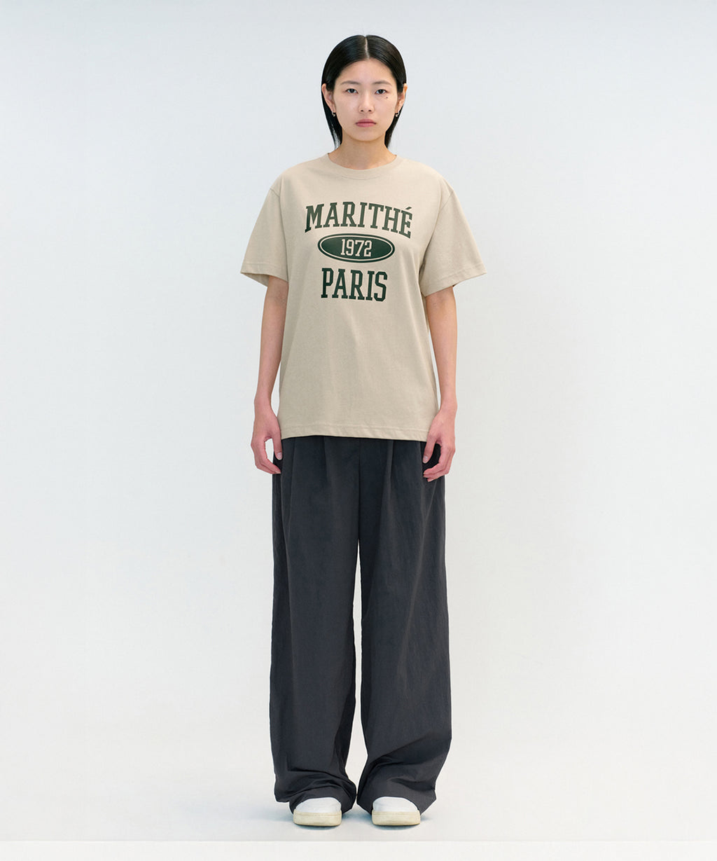 Marithe & Francois Girbaud - 1972 College Tee (Khaki Beige) product image 5 | TRAB K-Fashion Australia