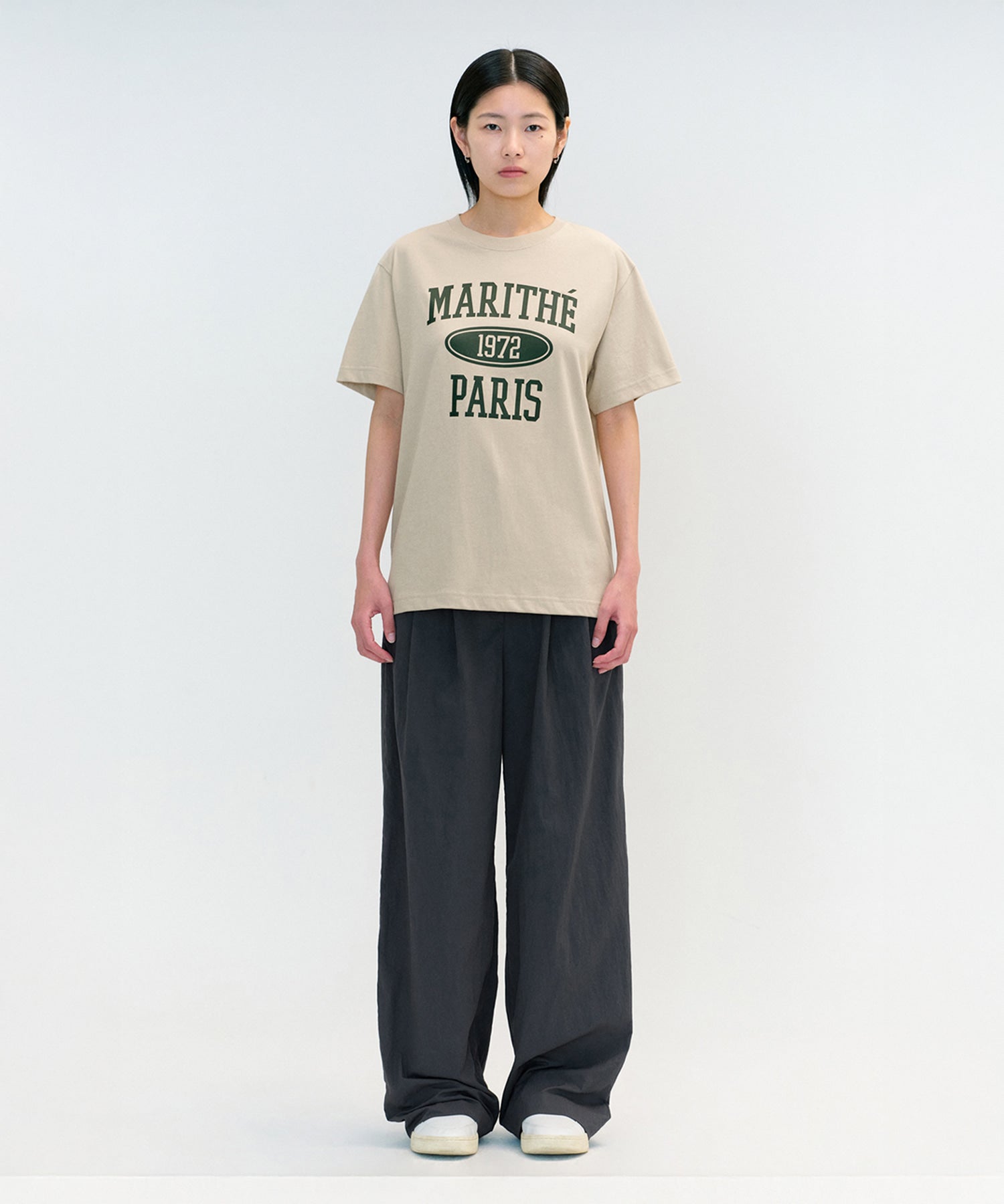 Marithe & Francois Girbaud - 1972 College Tee (Khaki Beige) product image 5 | TRAB K-Fashion Australia