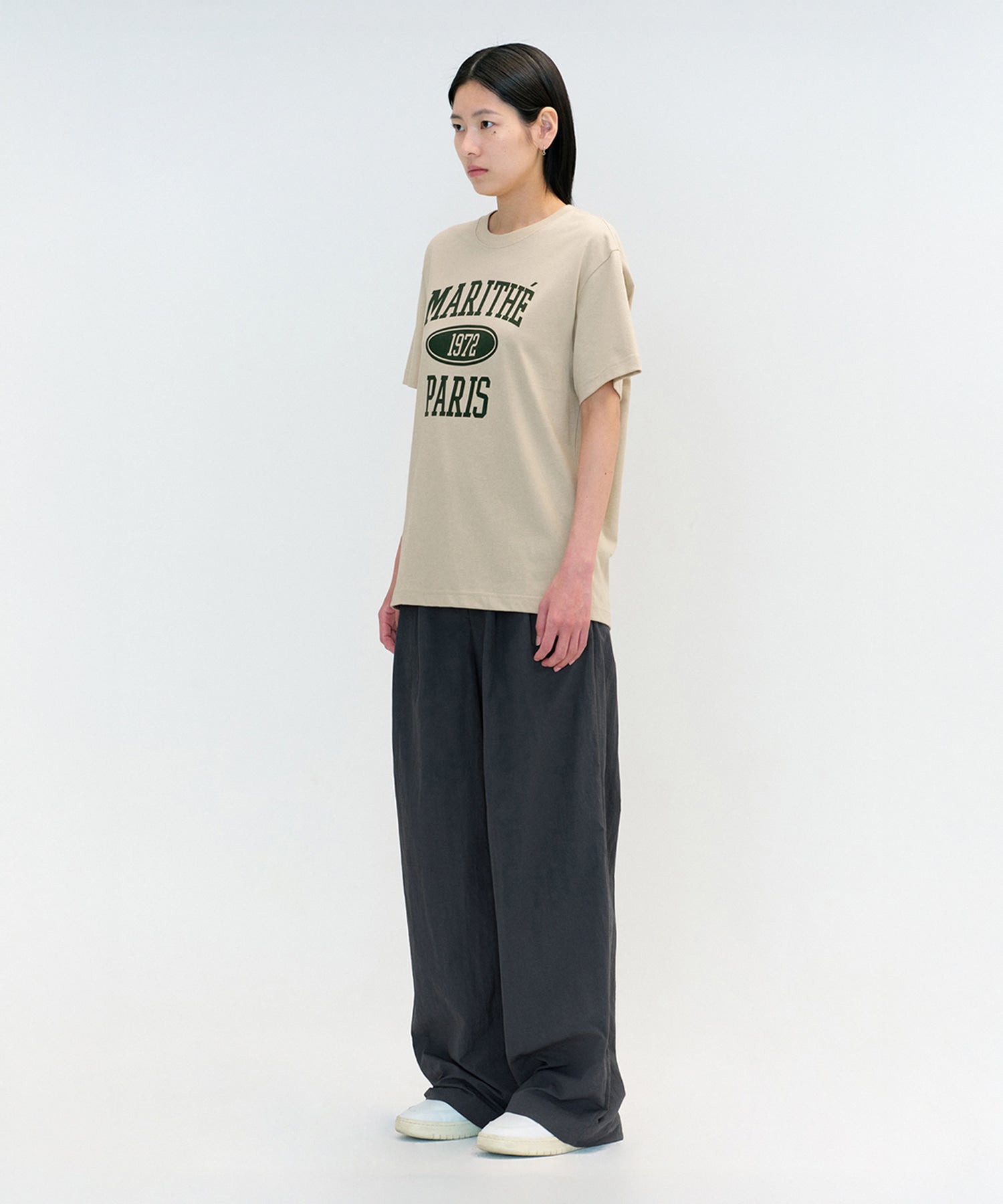 Marithe & Francois Girbaud - 1972 College Tee (Khaki Beige) product image 6 | TRAB K-Fashion Australia