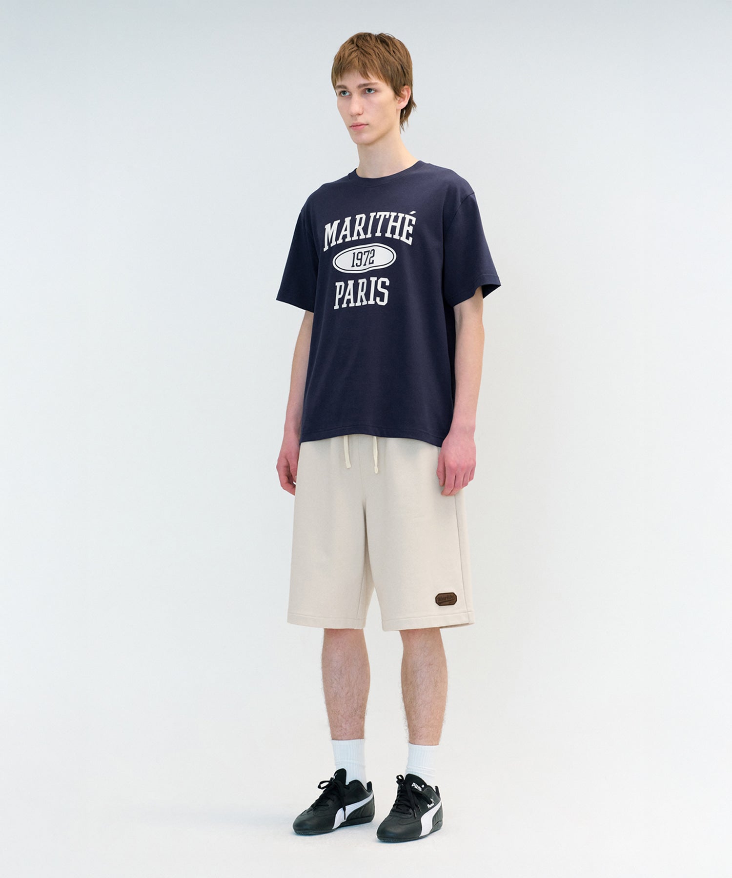 Marithe & Francois Girbaud - 1972 College Tee (Navy) product image 3 | TRAB K-Fashion Australia