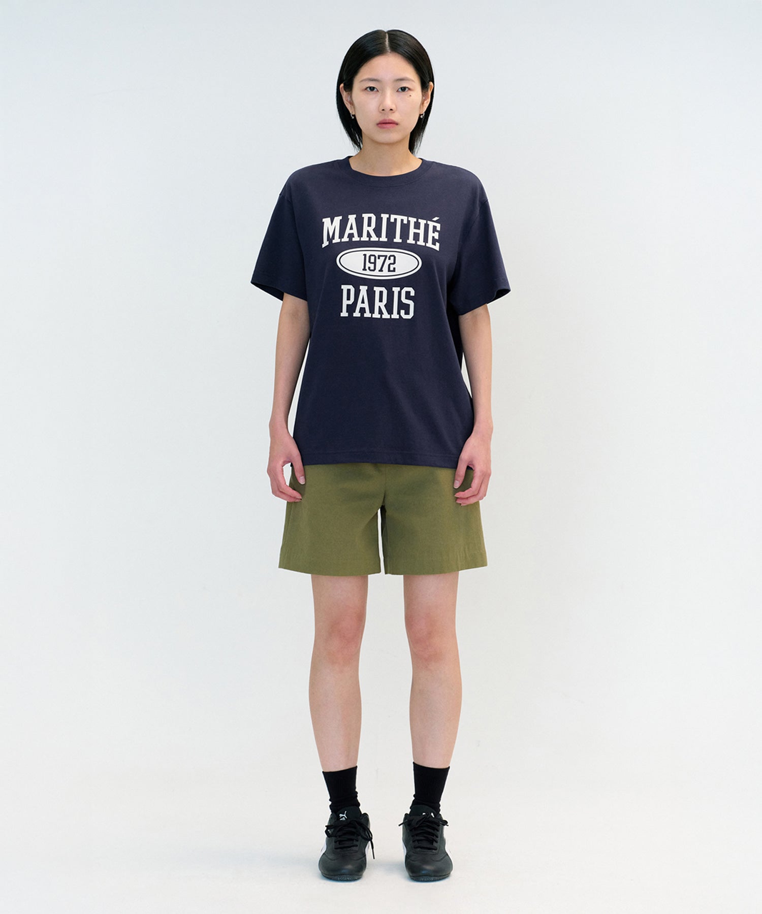 Marithe & Francois Girbaud - 1972 College Tee (Navy) product image 5 | TRAB K-Fashion Australia