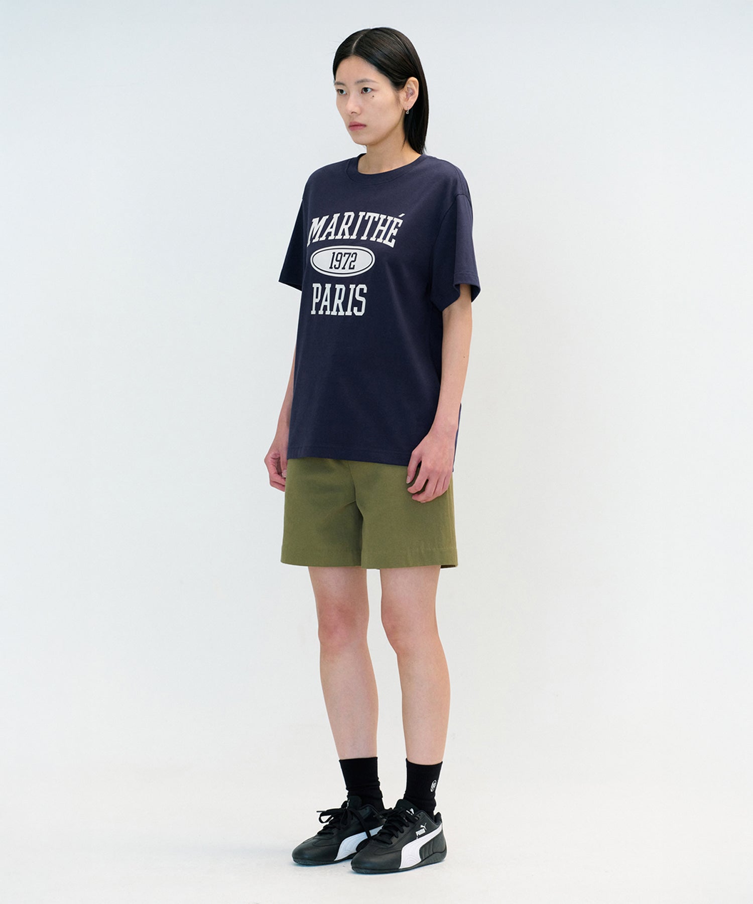 Marithe & Francois Girbaud - 1972 College Tee (Navy) product image 6 | TRAB K-Fashion Australia