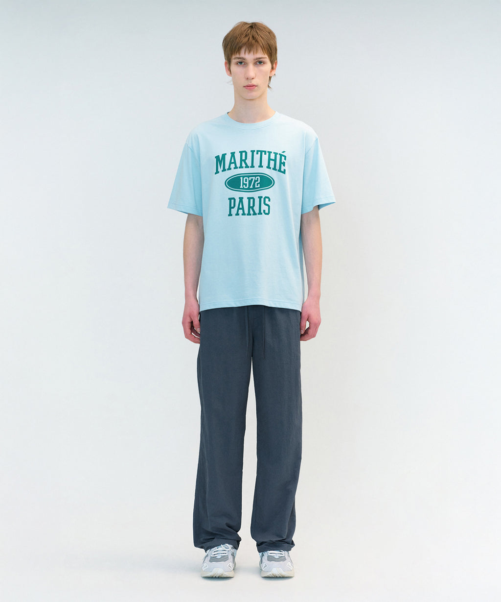Marithe & Francois Girbaud - 1972 College Tee (Sky Blue) product image 2 | TRAB K-Fashion Australia