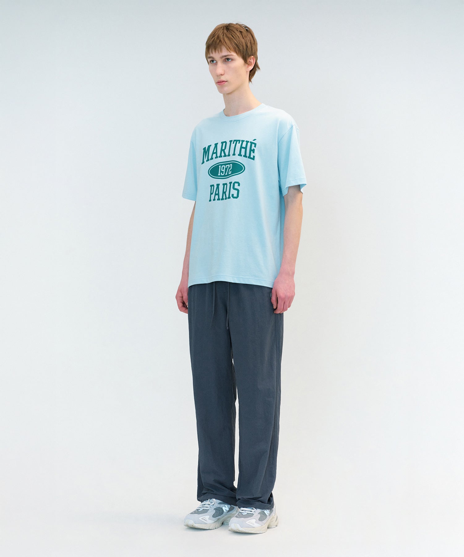 Marithe & Francois Girbaud - 1972 College Tee (Sky Blue) product image 3 | TRAB K-Fashion Australia