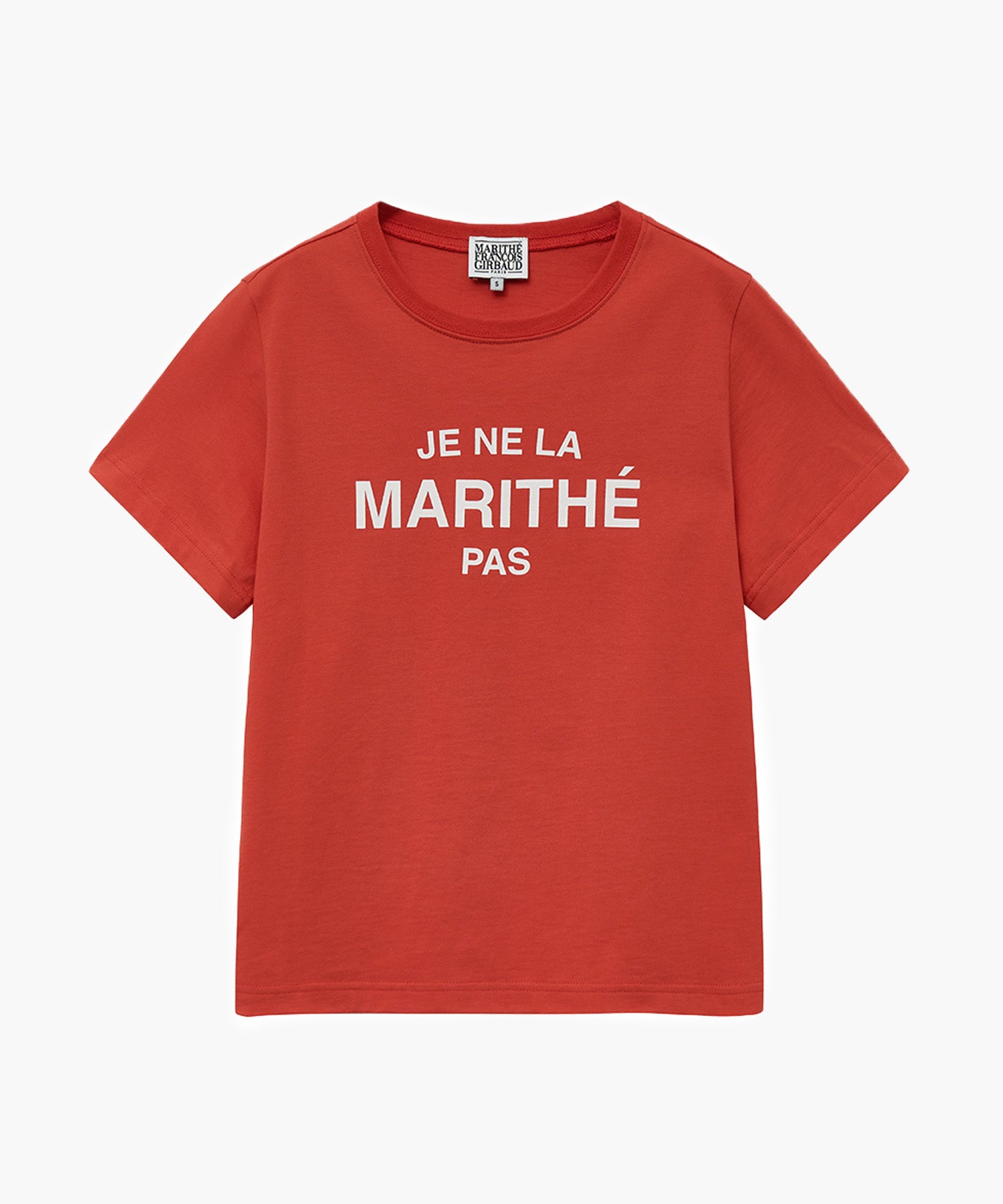 Marithe & Francois Girbaud - Je Ne La Logo Tee (Coral Pink) product image 5 | TRAB K-Fashion Australia