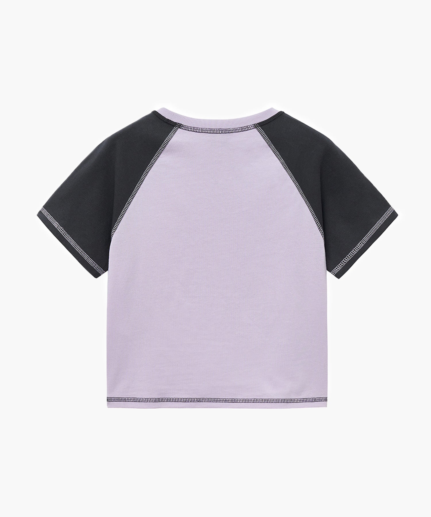 Marithe & Francois Girbaud - Raglan Stitch Crop Tee (Light Purple) product image 6 | TRAB K-Fashion Australia