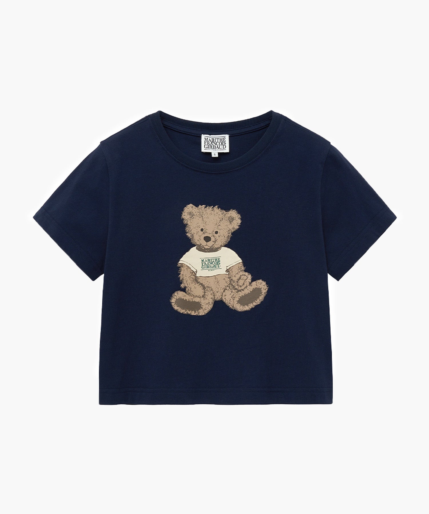 Marithe & Francois Girbaud - Doodle Bear Crop Tee (Navy) product image 5 | TRAB K-Fashion Australia