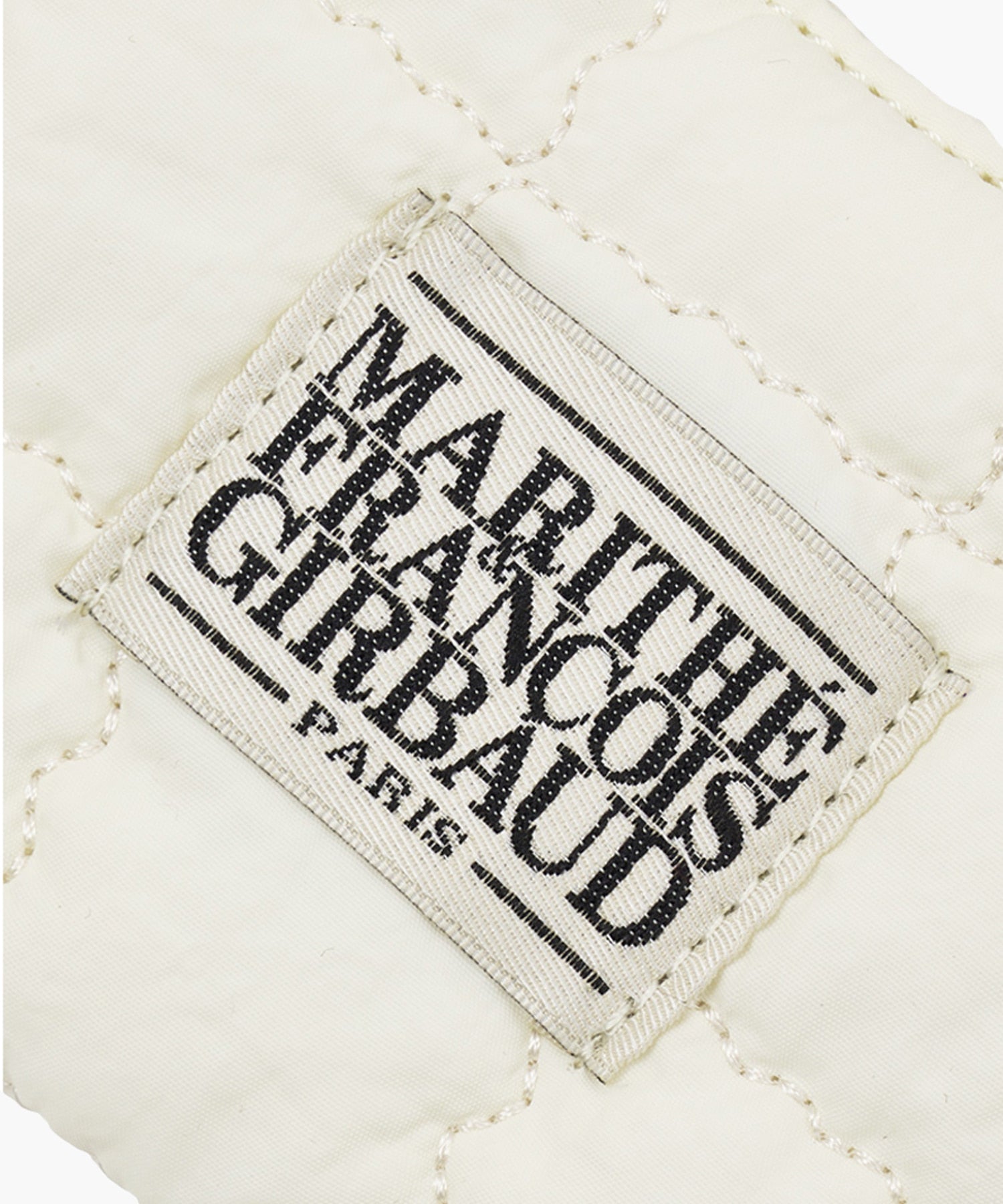 Marithe & Francois Girbaud - Classic Logo Mini Padding Bag Keyring (Ivory) product image 3 | TRAB K-Fashion Australia
