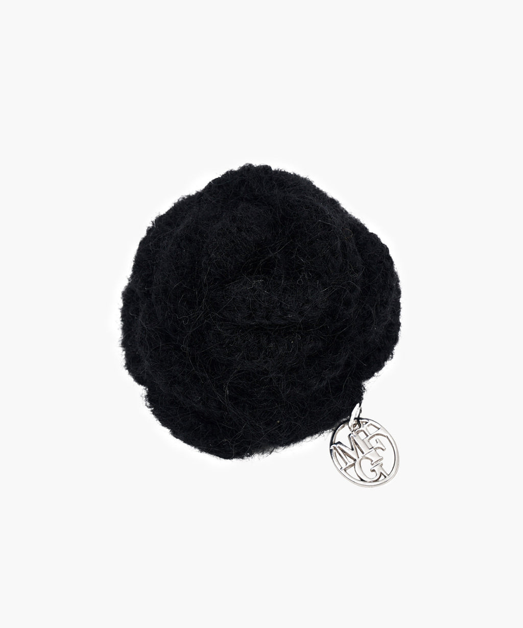 Marithe & Francois Girbaud - Circle Logo Flower Brooch (Black) product image 2 | TRAB K-Fashion Australia