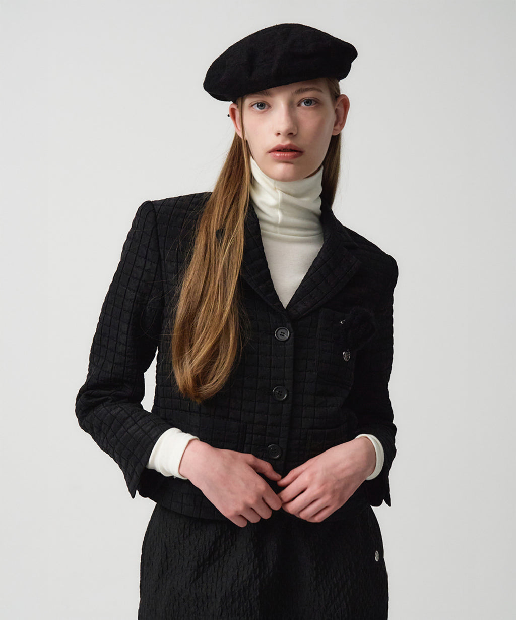 Marithe & Francois Girbaud - Circle Logo Flower Brooch (Black) product image 6 | TRAB K-Fashion Australia