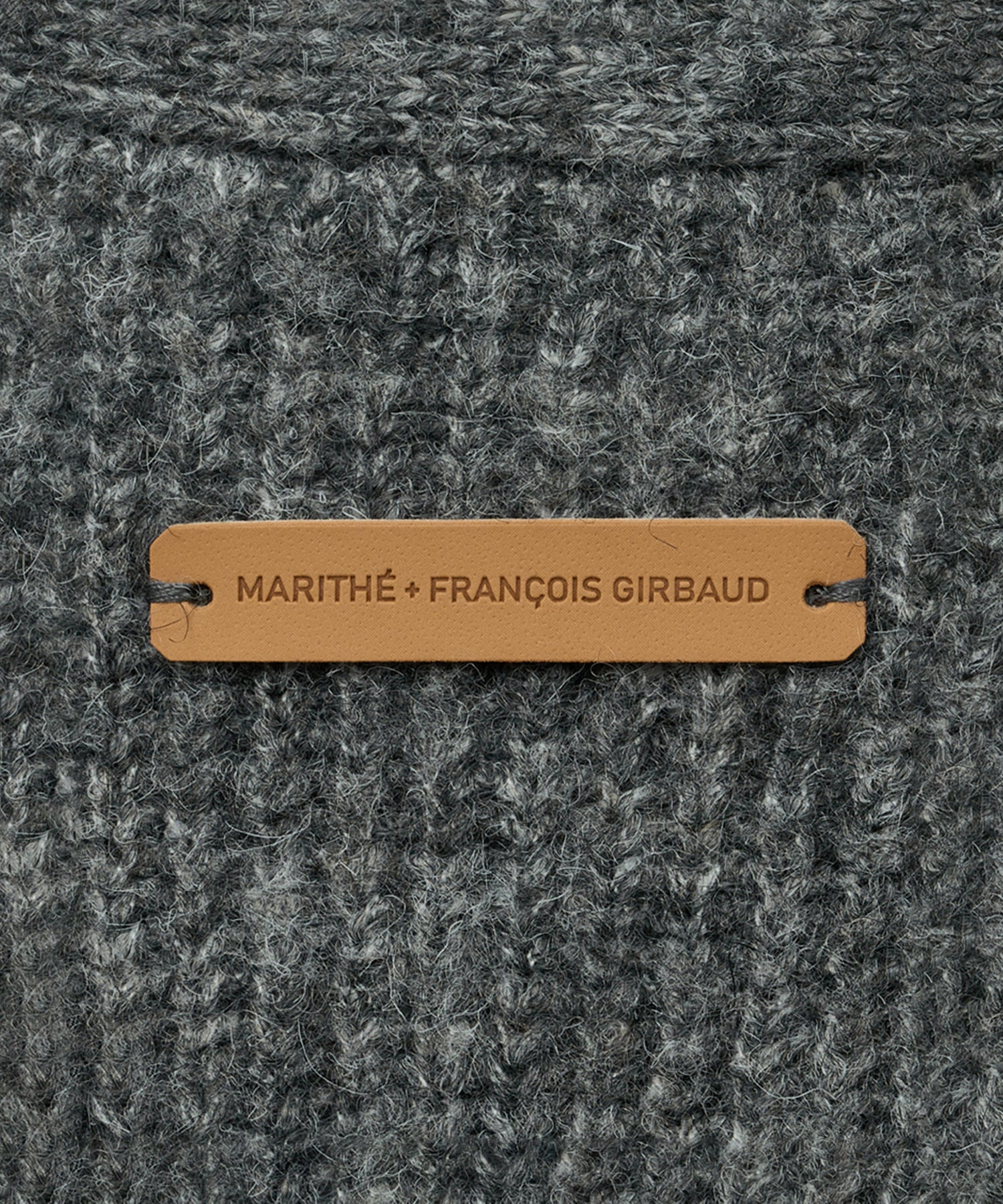 Marithe & Francois Girbaud - Hairy Overfit V Neck Cardigan (Gray) product image 11 | TRAB K-Fashion Australia