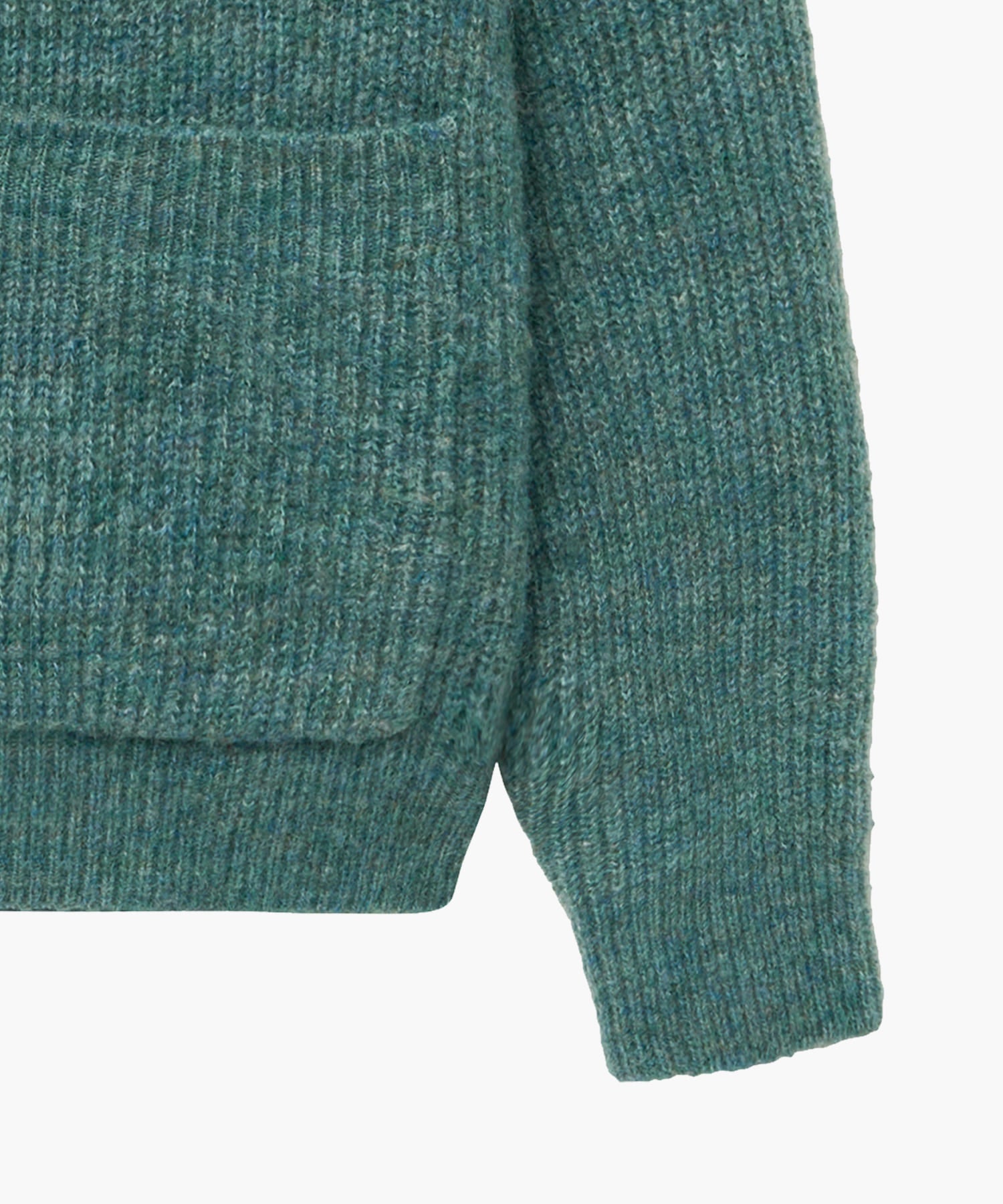 Marithe & Francois Girbaud - Hairy Overfit V Neck Cardigan (Mint) product image 12 | TRAB K-Fashion Australia