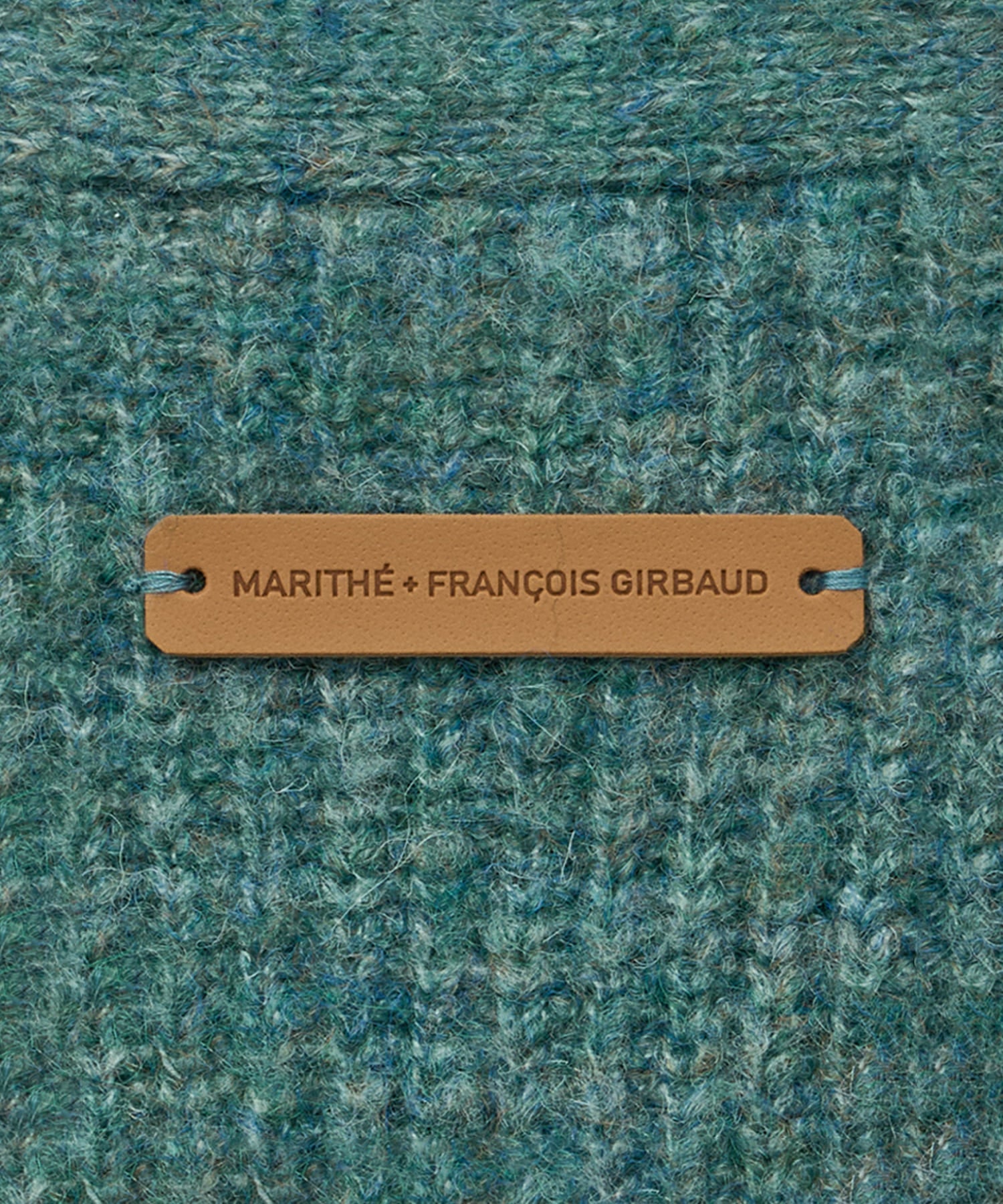 Marithe & Francois Girbaud - Hairy Overfit V Neck Cardigan (Mint) product image 13 | TRAB K-Fashion Australia